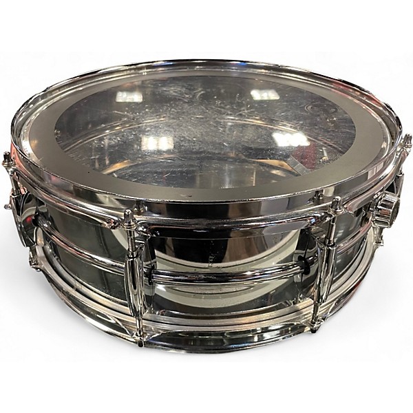 Used Ludwig 14in Rocker Snare Silver Drum
