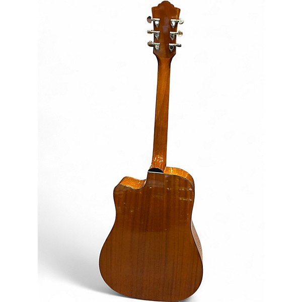 Used Guild D120CE Natural Acoustic Electric Guitar