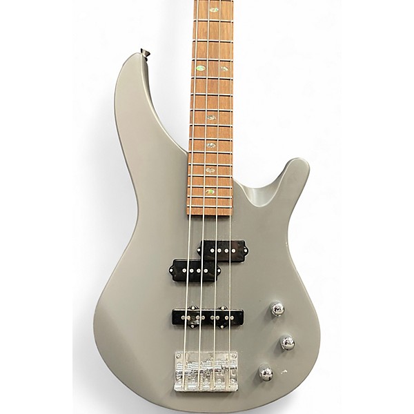 Used Mitchell MB100 Gray Electric Bass Guitar