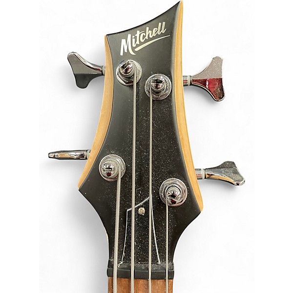 Used Mitchell MB100 Gray Electric Bass Guitar