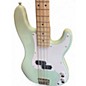 Used Squier Precision Bass Emerald Green Electric Bass Guitar