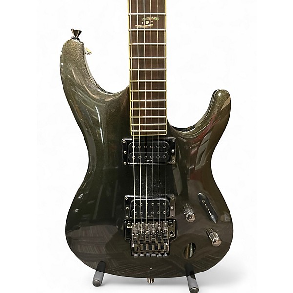 Used Ibanez Prestige S1520 Black Sparkle Solid Body Electric Guitar