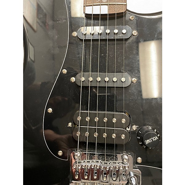 Used Squier Affinity Stratocaster Black Solid Body Electric Guitar