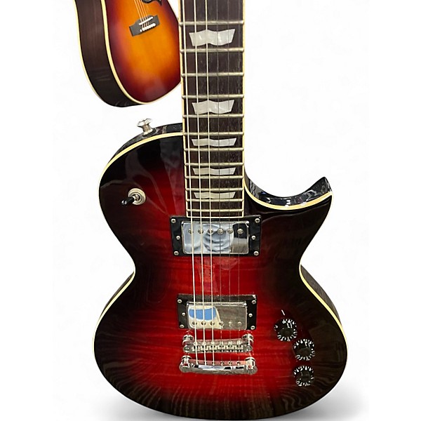 Used ESP EC-256 Crimson Red Burst Solid Body Electric Guitar