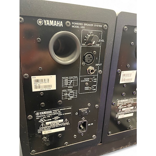 Used Yamaha HS5 Pair Powered Monitor