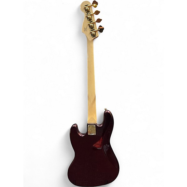 Used Squier Classic Vibe 1960S Jazz Bass Maroon Electric Bass Guitar