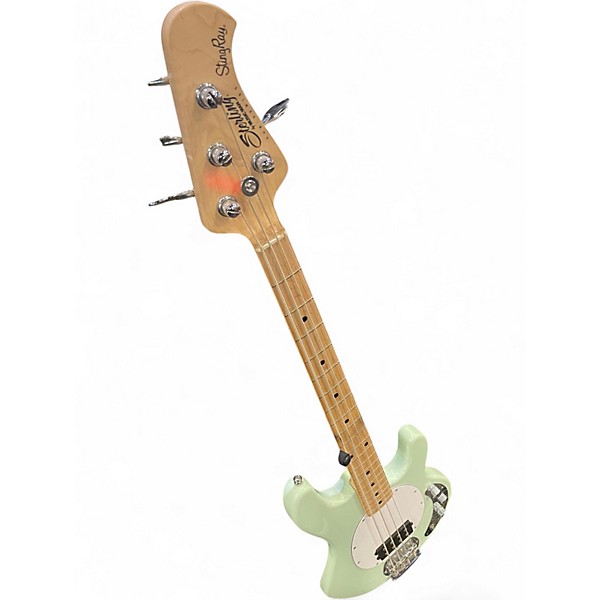 Used Sterling Audio Stingray Mint Green Electric Bass Guitar