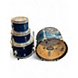 Used Miscellaneous 4 Piece Poplar Wood Bop Blue Drum Kit thumbnail