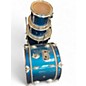 Used Miscellaneous 4 Piece Poplar Wood Bop Blue Drum Kit