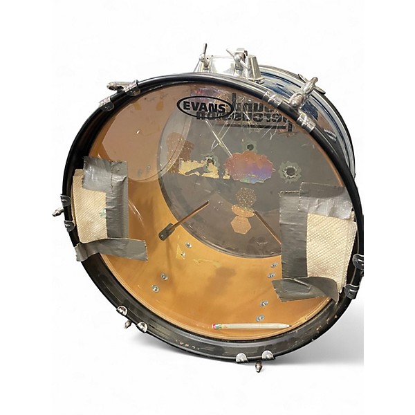Used Miscellaneous 4 Piece Poplar Wood Bop Blue Drum Kit