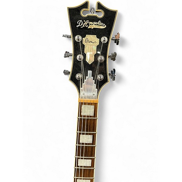 Used D'Angelico PREMIIER DAPEXL Black Hollow Body Electric Guitar