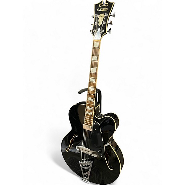 Used D'Angelico PREMIIER DAPEXL Black Hollow Body Electric Guitar