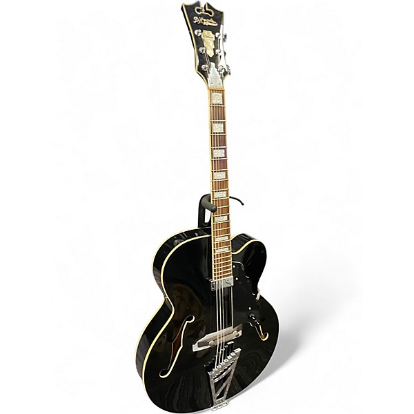 Used D'Angelico PREMIIER DAPEXL Black Hollow Body Electric Guitar