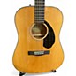 Used Fender CD-60S Dreadnought Natural Acoustic Guitar