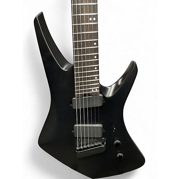 Used Ernie Ball Music Man KAIZEN 7 Black Solid Body Electric Guitar