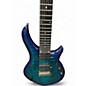 Used Sterling by Music Man John Petrucci JP157 7 String Aqua Burst Solid Body Electric Guitar