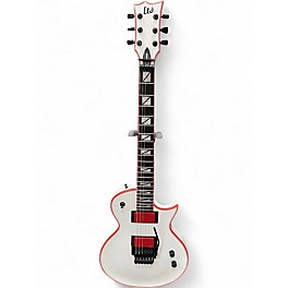 Used ESP LTD GH600 White and Red Solid Body Electric Guitar