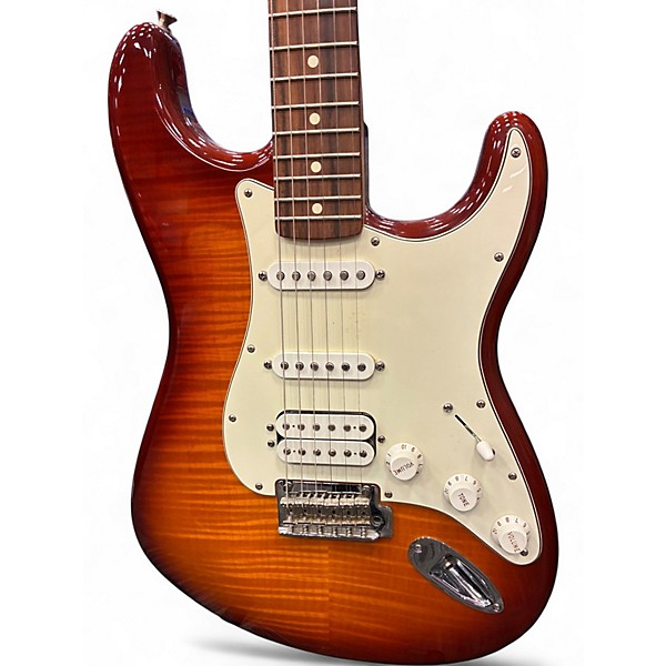 Used Fender Player Plus Stratocaster AMBER BURST Solid Body Electric Guitar