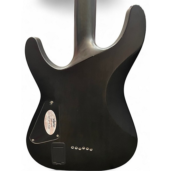Used Schecter Guitar Research C1 Platinum Black Solid Body Electric Guitar