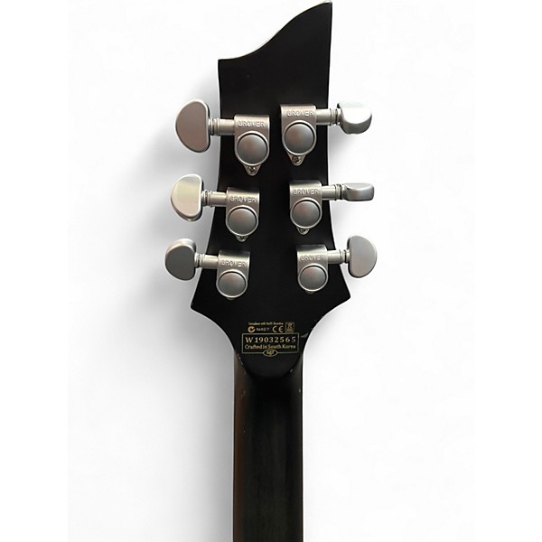 Used Schecter Guitar Research C1 Platinum Black Solid Body Electric Guitar
