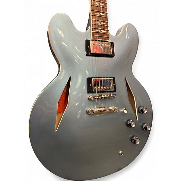 Used Epiphone DAVE GROHL DG-335 Pelham Blue Hollow Body Electric Guitar