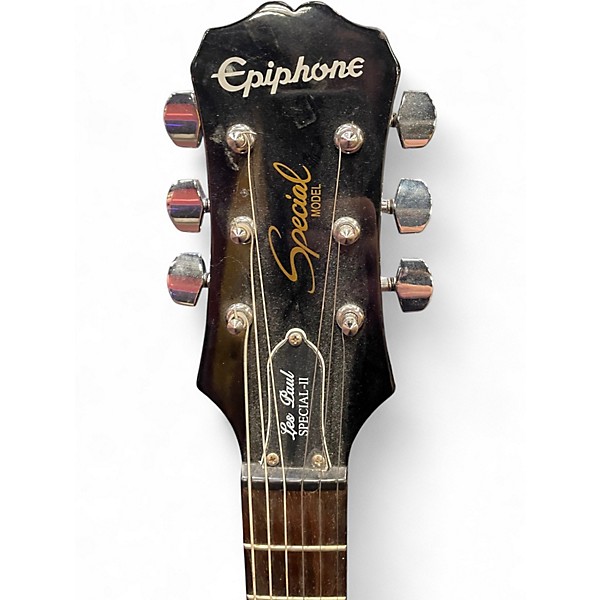 Used Epiphone Les Paul Special II Black Solid Body Electric Guitar