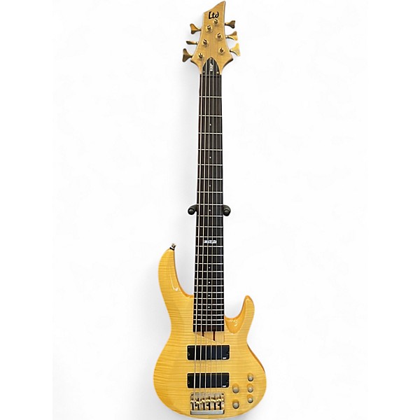 Used ESP LTD B206FM Natural Electric Bass Guitar