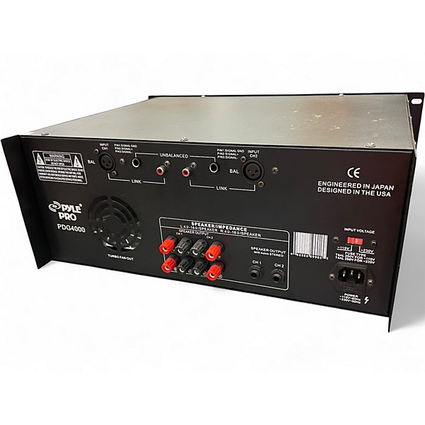 Used Pyle PDG4000 Power Amp