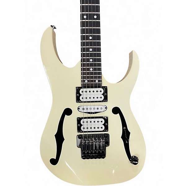 Used Ibanez PGM30 Paul Gilbert Signature White Solid Body Electric Guitar