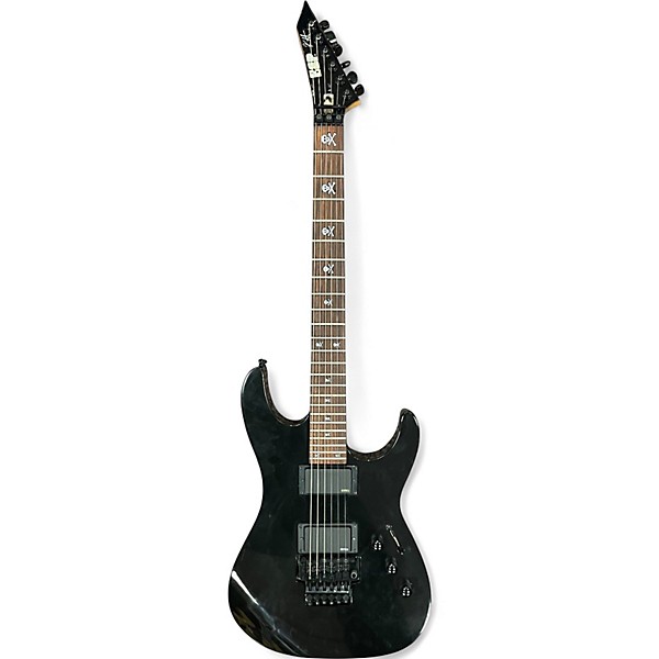 Used ESP KH2 Kirk Hammett Signature Black Solid Body Electric Guitar