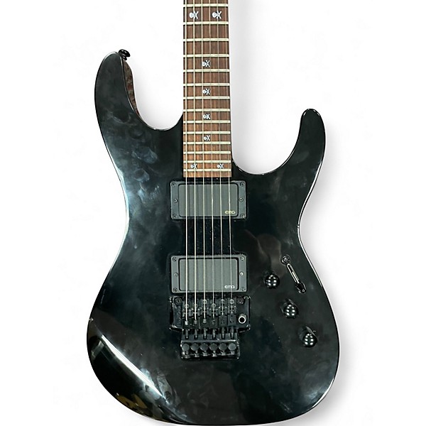 Used ESP KH2 Kirk Hammett Signature Black Solid Body Electric Guitar