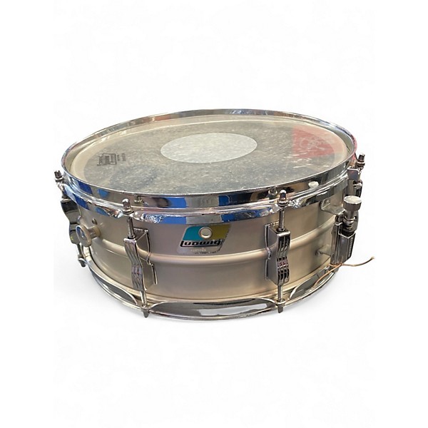 Vintage 1980s Ludwig 4.5X14 Classic Snare TV Silver Drum