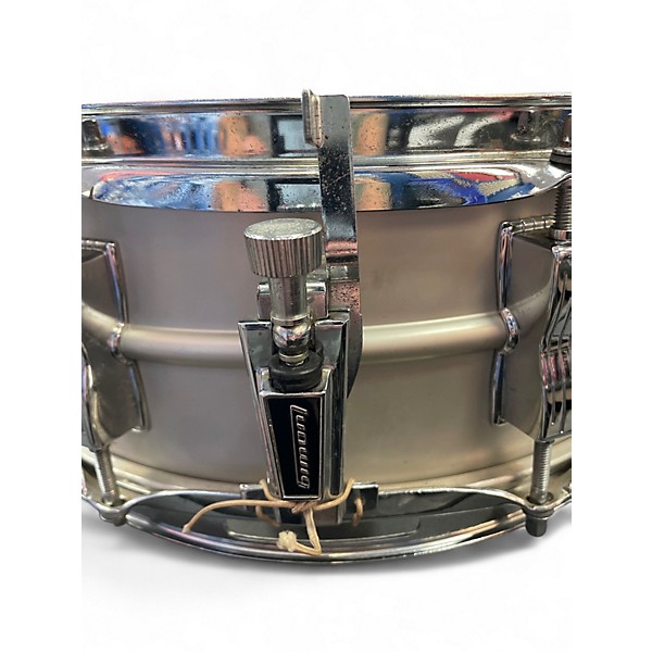 Vintage 1980s Ludwig 4.5X14 Classic Snare TV Silver Drum
