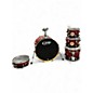 Used PDP by DW 5 Piece FS BIRCH DRUM SET - 5 PIECE  Red to Black Fade Drum Kit thumbnail