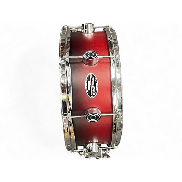 Used PDP by DW 5 Piece FS BIRCH DRUM SET - 5 PIECE  Red to Black Fade Drum Kit