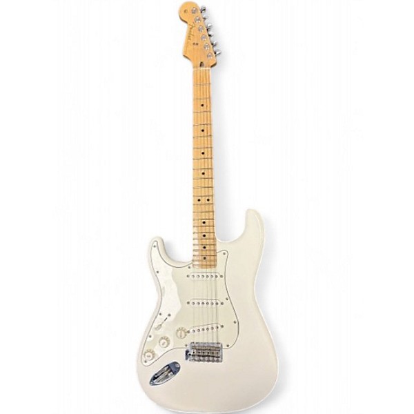 Used Fender Player Stratocaster Olympic White Solid Body Electric Guitar