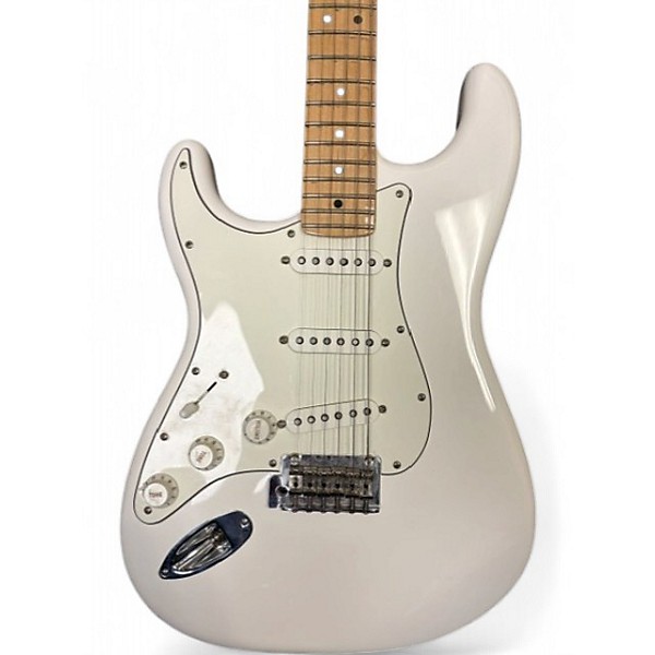 Used Fender Player Stratocaster Olympic White Solid Body Electric Guitar