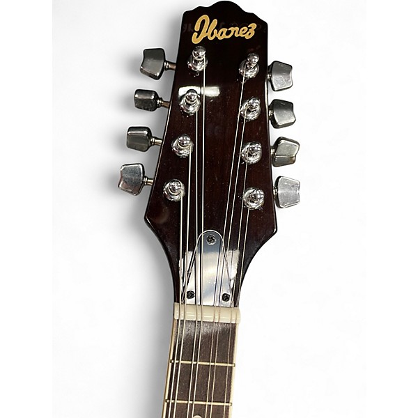 Used Ibanez A-Style Acoustic-Electric Mandolin Dark Violin Sunburst 2 Color Sunburst Mandolin