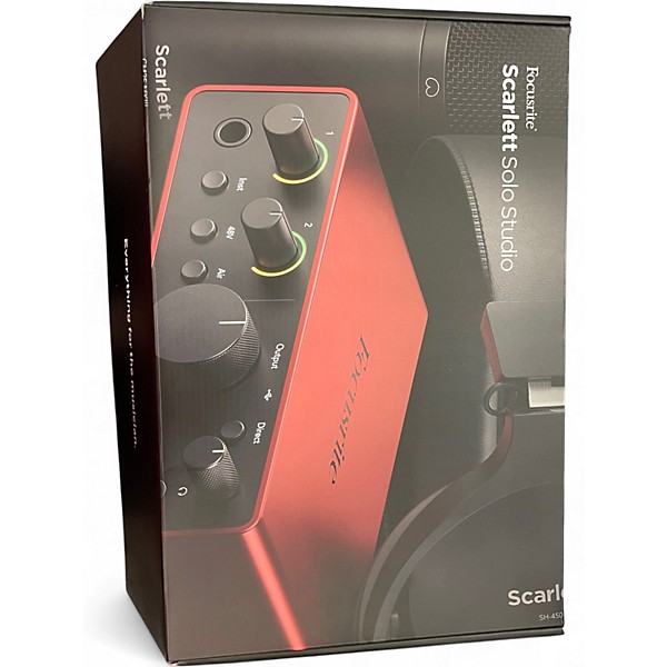 Used Focusrite SCARLETT SOLO STUDIO 4TH GEN Audio Interface
