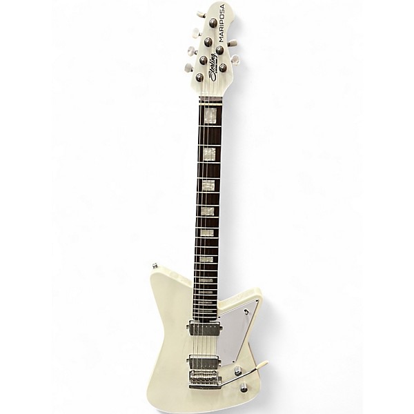 Used Sterling by Music Man MARIPOSA Antique White Solid Body Electric Guitar
