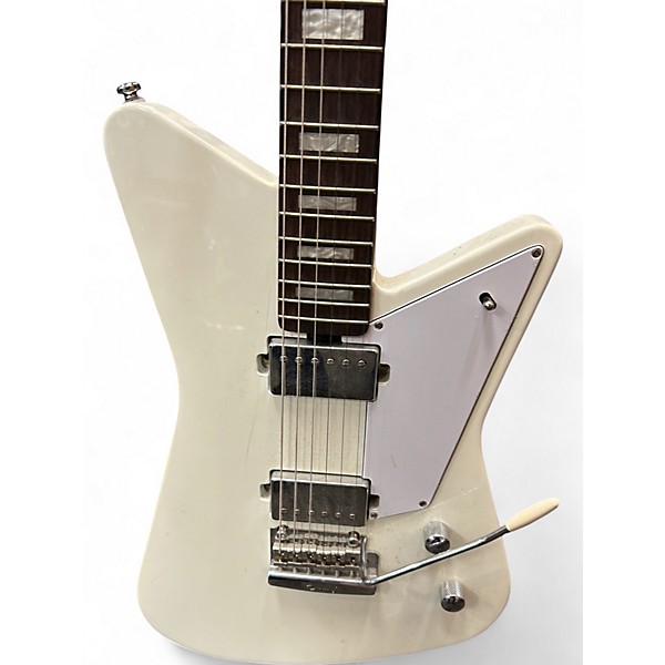 Used Sterling by Music Man MARIPOSA Antique White Solid Body Electric Guitar