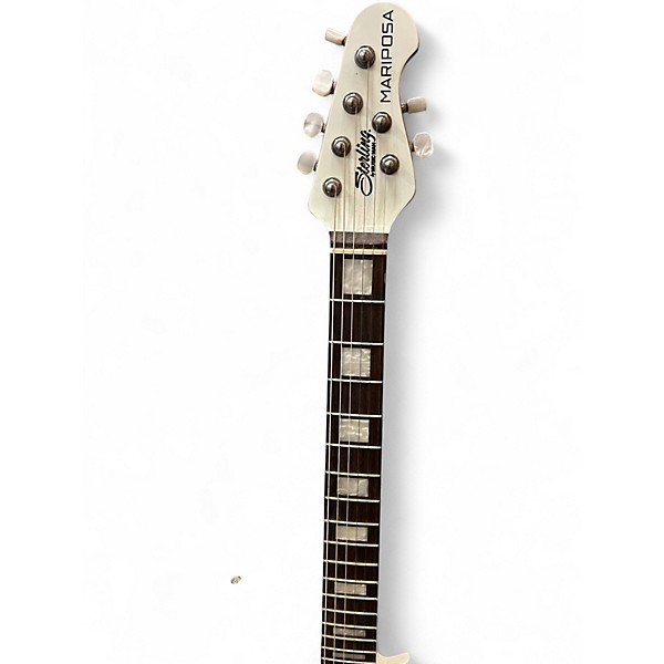 Used Sterling by Music Man MARIPOSA Antique White Solid Body Electric Guitar