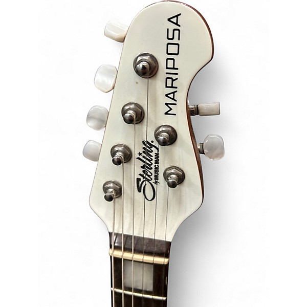 Used Sterling by Music Man MARIPOSA Antique White Solid Body Electric Guitar
