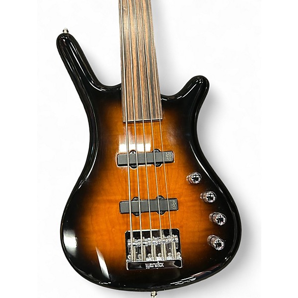 Used RockBass by Warwick Corvette Fretless Sunburst Electric Bass Guitar