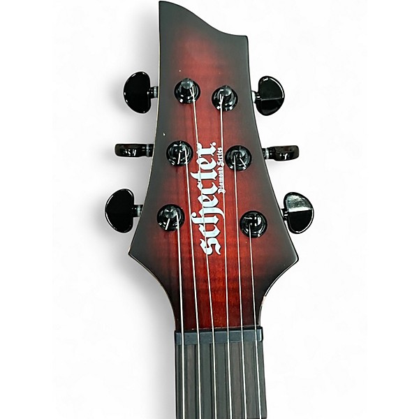 Used Schecter Guitar Research SUNSET EXTREME SCARLET BURST Solid Body Electric Guitar