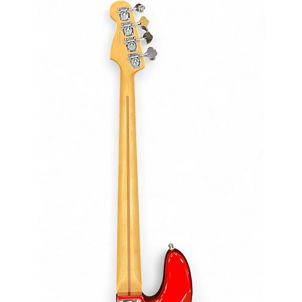 Used Fender Player Precision Bass Candy Apple Red Electric Bass Guitar