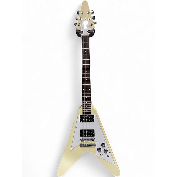 Used 2022 Gibson 1970S FLYING V Classic White Solid Body Electric Guitar