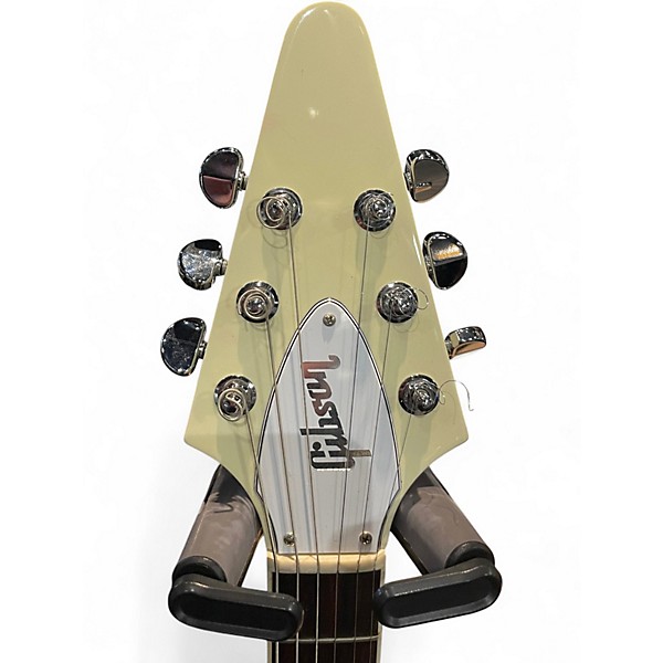 Used 2022 Gibson 1970S FLYING V Classic White Solid Body Electric Guitar