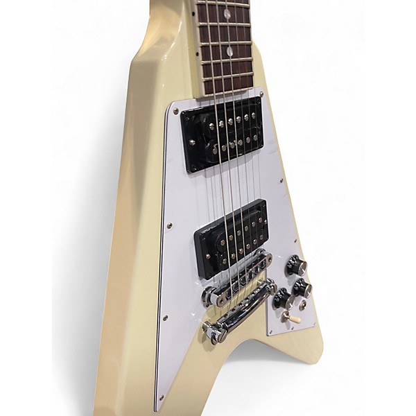 Used 2022 Gibson 1970S FLYING V Classic White Solid Body Electric Guitar