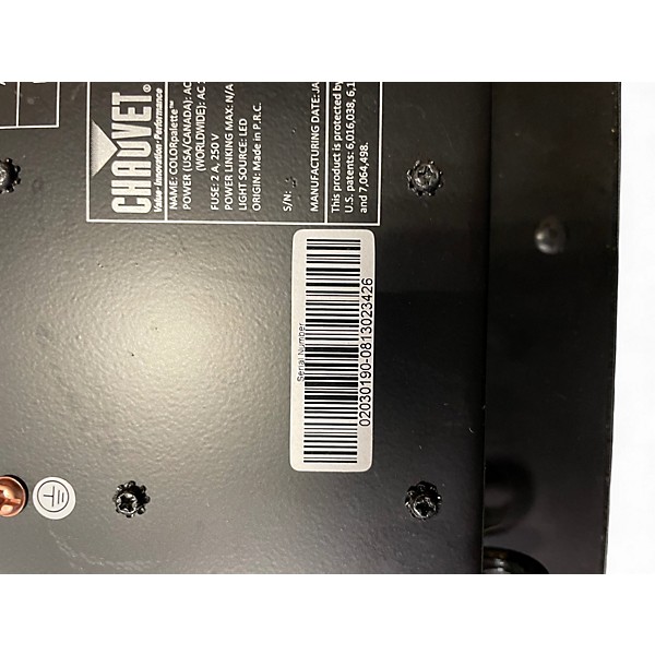 Used CHAUVET Professional color palette